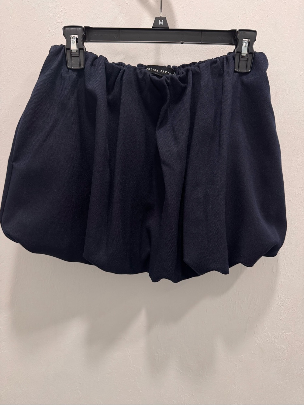 English Factory Navy Bubble Skirt - Women